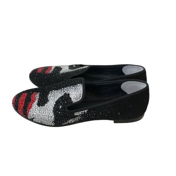 Giuseppe Zanotti Joker Crystal Embellished Loafers Size 36 (US 5.5) - Picture 4 of 7
